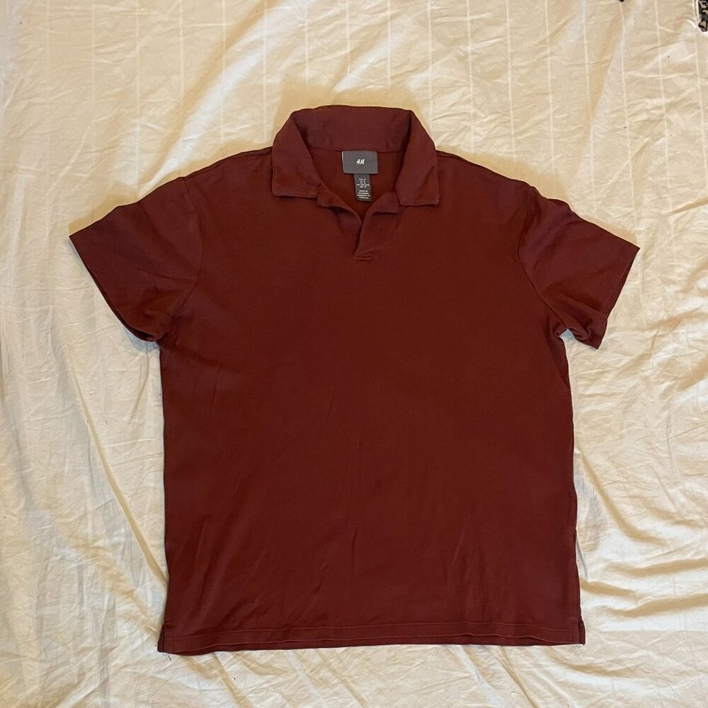 H&M Softest cotton collar shirt, medium